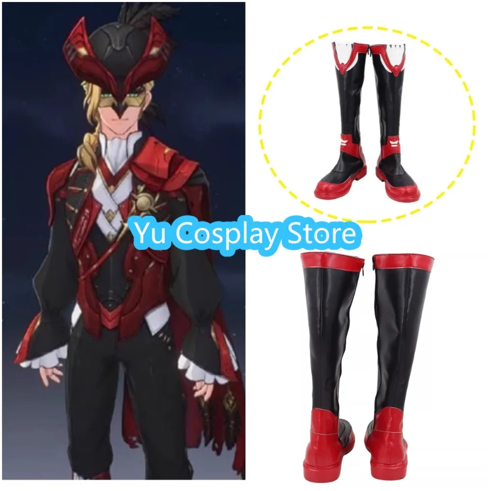 

Обувь для косплея Кристофера из Wuthering Waves, ботинки персонажа игры WuWa, высококачественная мужская обувь для аниме-фестивалей и вечеринок