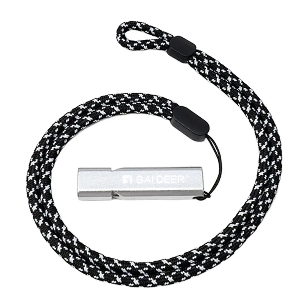 

Sports Whistle Loud Crisp Sound Whistle Compact Lifeguard Whistle Outdoor Emergency Whistle with Lanyard for Camping Survival