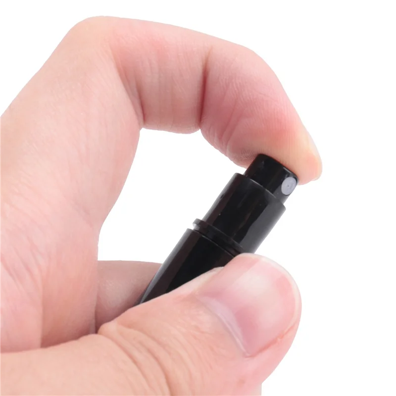 

AFOURT-300 шт./лот 2 мл черный пластиковый флакон с распылителем для духов образец распылителя распылитель флакон для духов