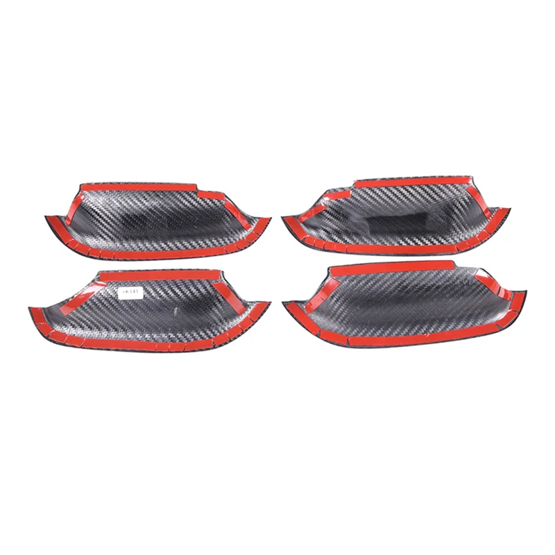 

AV34-For Maserati Grecale 2022 2023 Dry Carbon Fiber Car Exterior Door Handle Bowl Cover Decorative Trim Sticker Replacement Par