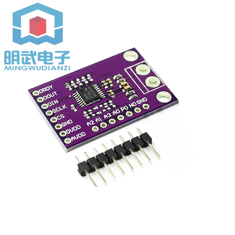 MCU-1120 وحدة حرارية من النوع K ADS1120 محول تناظري إلى رقمي عالي الدقة 16 بت ADC