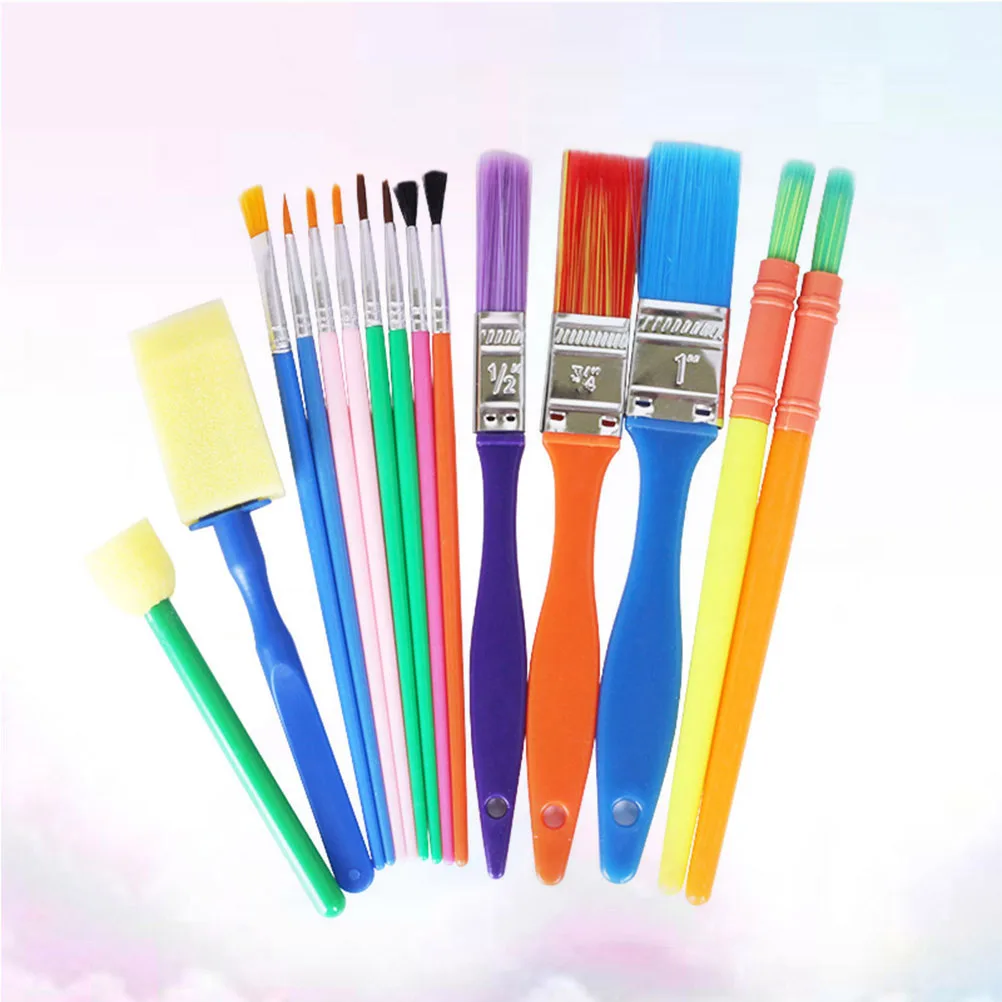 

15 Pcs Graffiti Brush Set Painting Early Education s Art Sponge