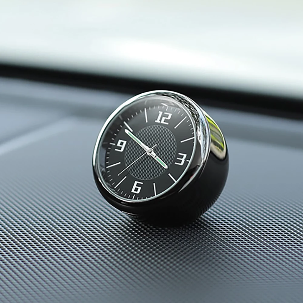 Auto Watch Air Vents Outlet Clip Decoration Luminous Car Clock Ornaments Auto Dashboard Time Display Clock In Car Accessories