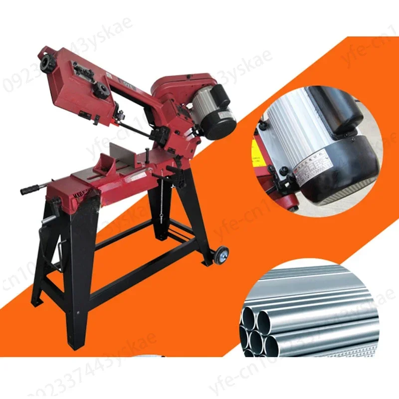 Metal cutting bandsaw machine 750W vertical metal/wooden blade saw machine 1380rpm motor