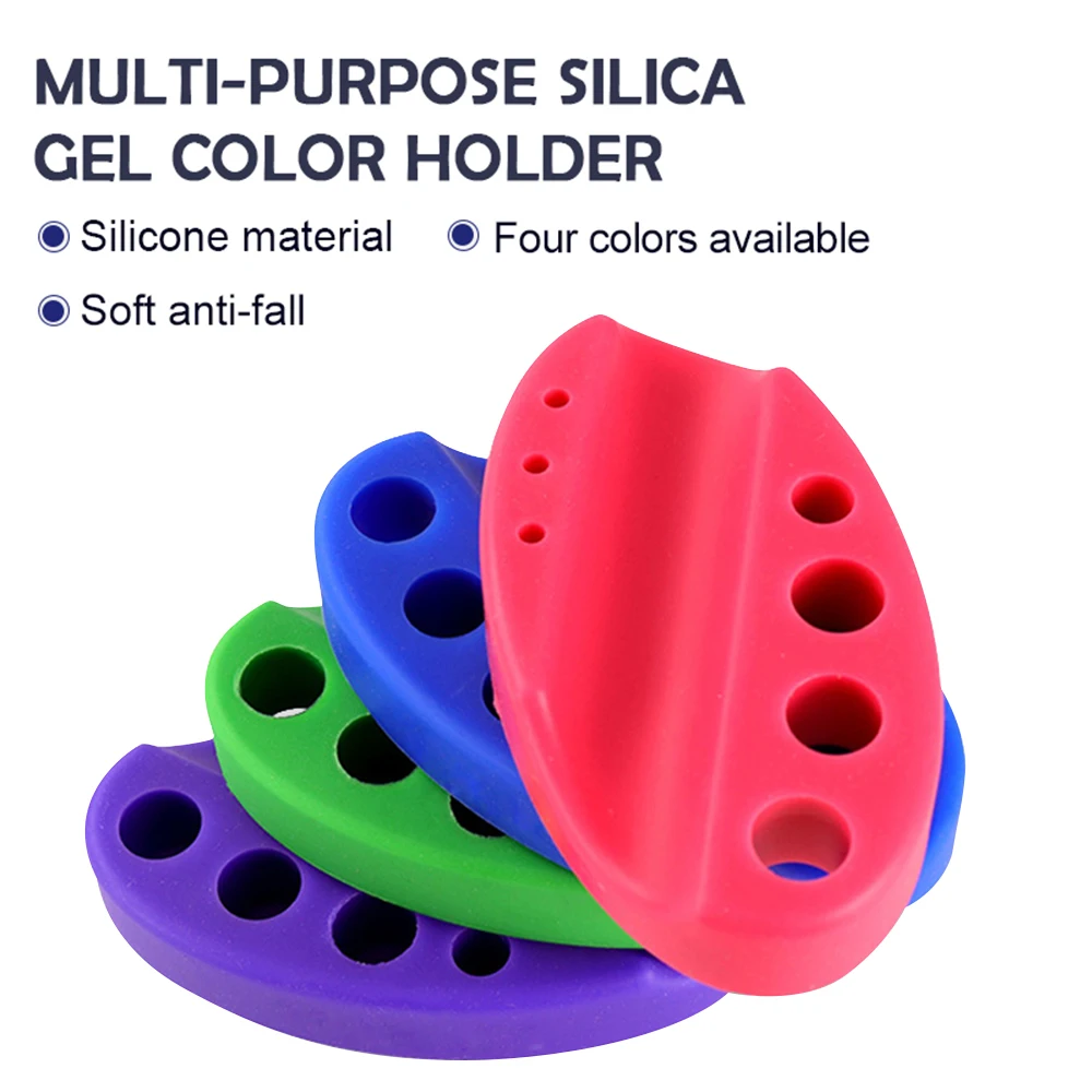 

Oval Silicone Cover Standing Rack for Tattoo Machine Inks Cup Pigment Cup Permanent Makeup Pen Stand Holder Accessories Supplies