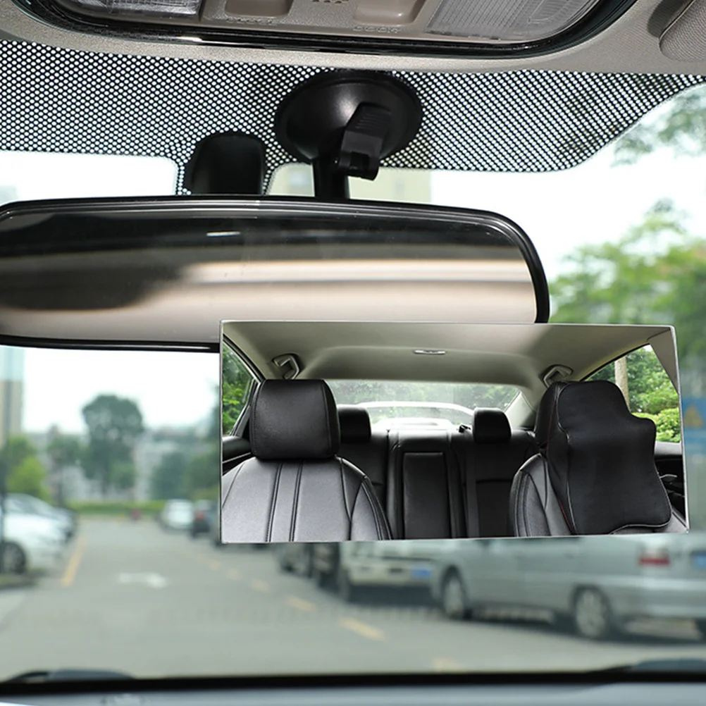 2 قطعة مرآة الرؤية الخلفية للسيارة للطفل - مرآة مراقبة الطفل مع كوب شفط جبل زاوية واسعة عرض ذراع قابل للتعديل للآمن والآمن #5