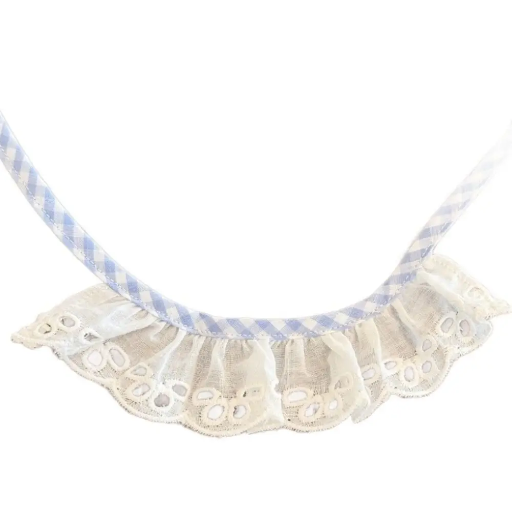10 ~ 15 cm bambola di cotone mini t-shirt a righe casual vestiti colletto in pizzo retrò grembiule bambole di pezza di cotone giocattoli accessori