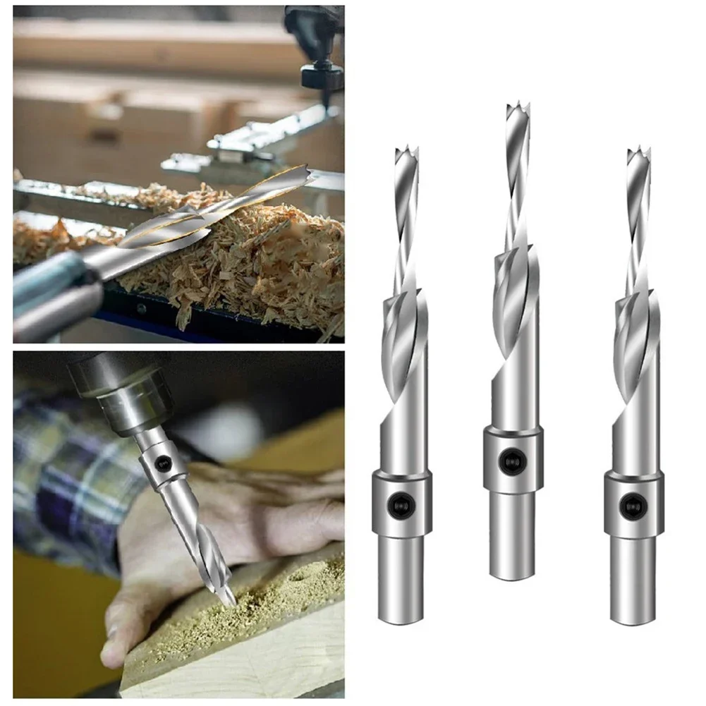 Imagem -04 - Carpintaria Countersink Broca Salad Drill Step Double Hole Opener Corte Perfuração Slotting ho