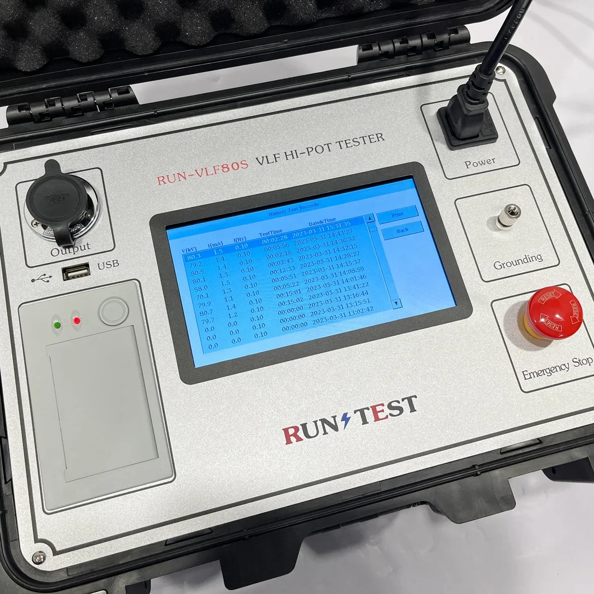 40kv Very Low Frequency Vlf High Voltage Generator Hipot Tester 0.1Hz Vlf Cable Tester with Factory Price