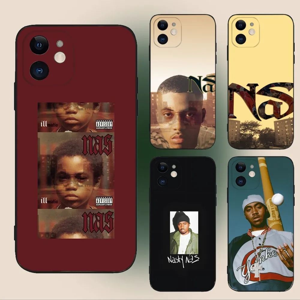

Nas Rapper Scar Tissue Phone Case For iPhone 16,15,14,13,12,11,Plus,Pro Max,XS,X,XR,SE,Mini,8,7 Soft Silicone Black Cover