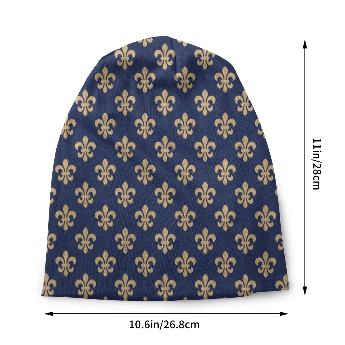 Winter Warme Bonnet Homme Gebreide Hoeden Hiphop Chic Fleur De Lis Beanie Cap Outdoor Fleur-De-Lis Lelie Bloem Mutsen Mannen Vrouwen