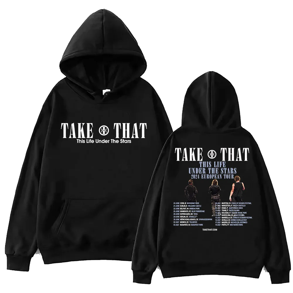 Take-That This Life Under The Stars 2024 Tour Hoodie Unisex Harajuku Pullover Tops Long Sleeve Hoodies  Muisc Tour Fans Gift