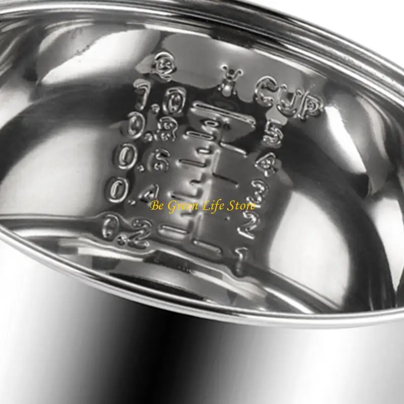 Pentola riso antiaderente M7DF ciotola interna 304 costruzione in acciaio inossidabile anche riscaldamento all'interno della