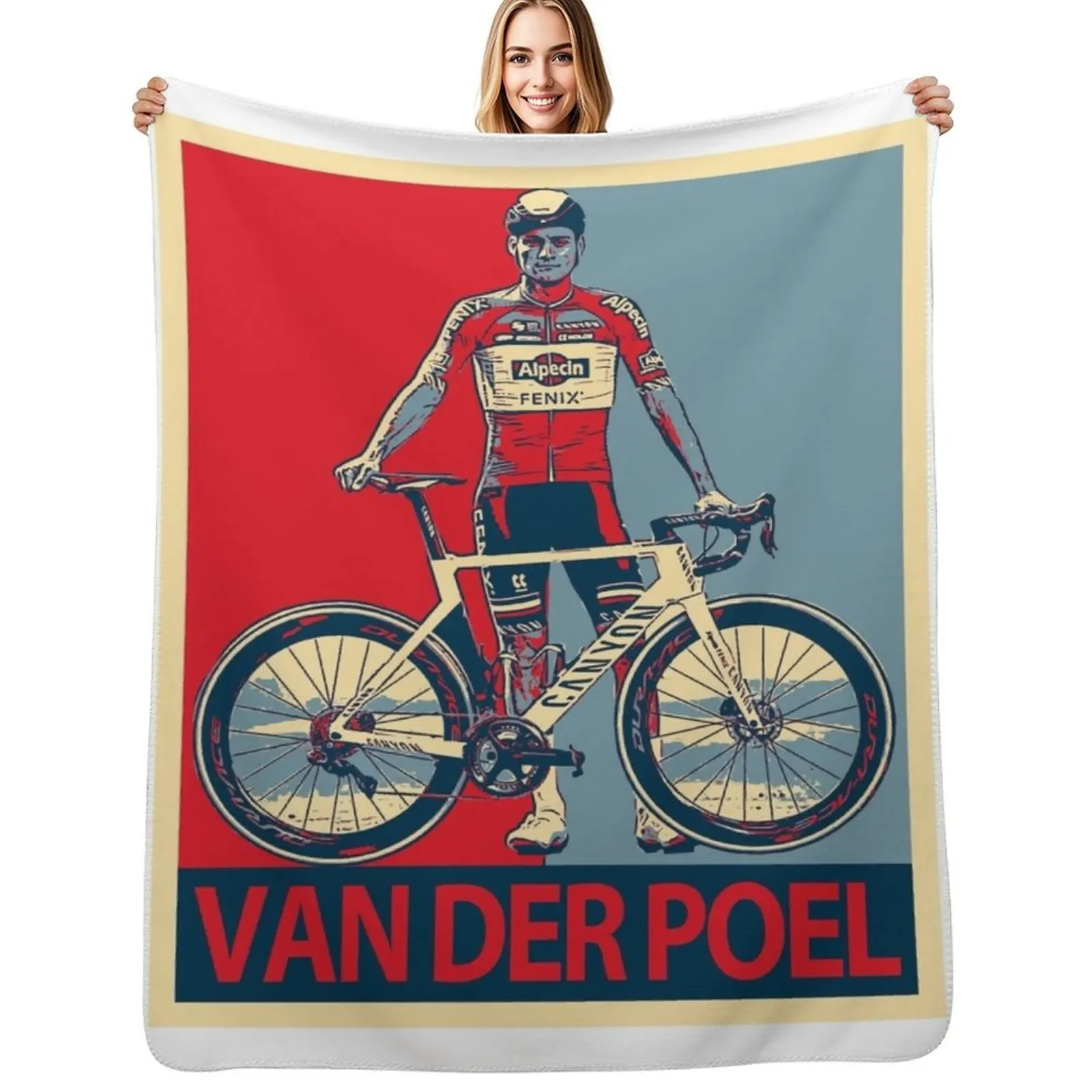 

Mathieu van der Poel Throw Blanket Plaid Soft for babies cosplay anime Blankets