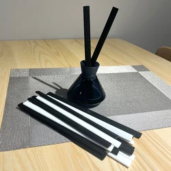 10pcs 14x200mm Reed Diffuser Flat Fibre Reed Sticks Air Freshener Aroma Diffuser Reed Sticks Home Essential Oil Refill Sticks
