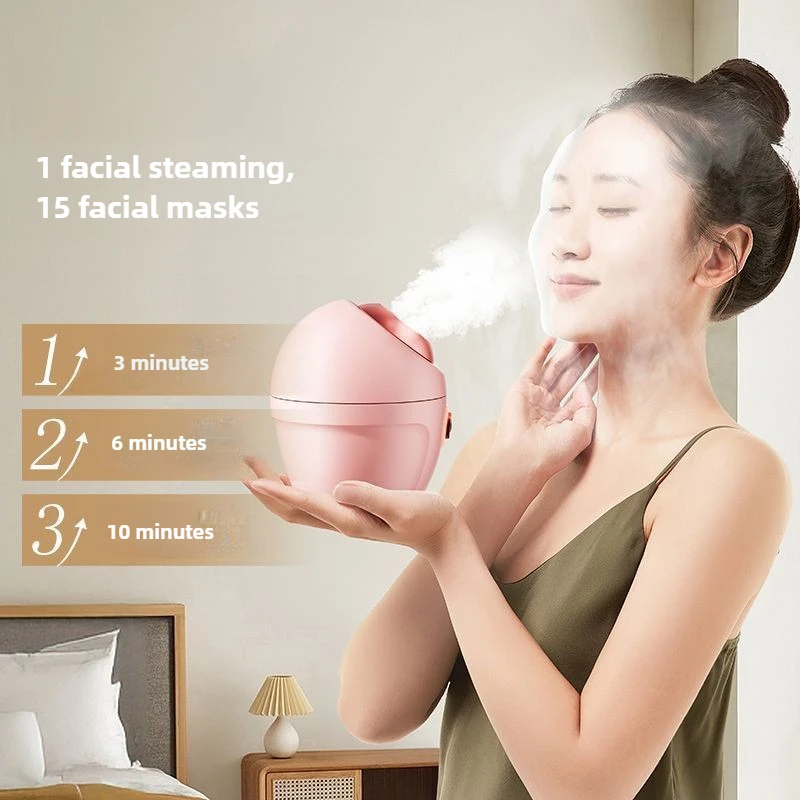 Facial Steamer Nano Ionic Face Hydrating Steam Sprayer Warm Mist Steamer or Home Sauna SPA Humidifier Machine Deep Hydration