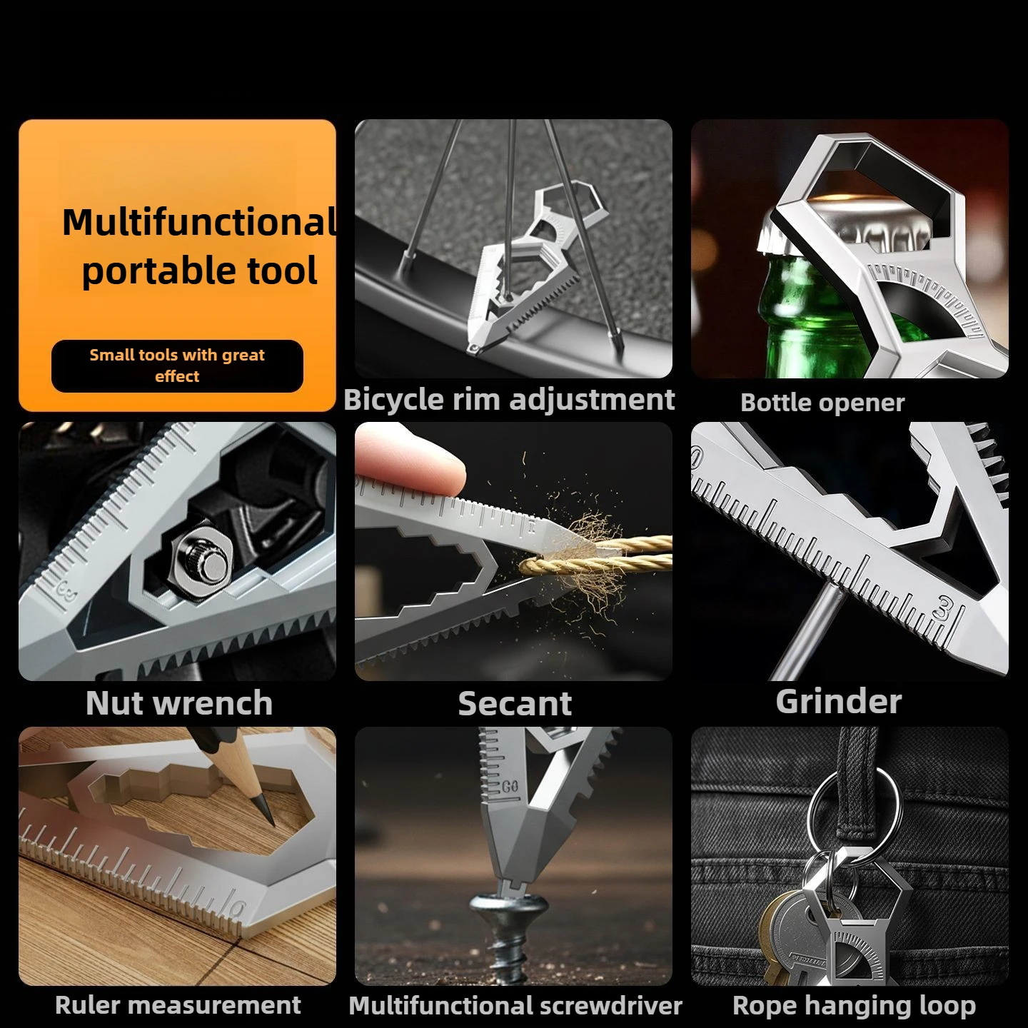Edc multiferramenta 10 em 1 ch - Edc Carry Accessories avaliação e preço