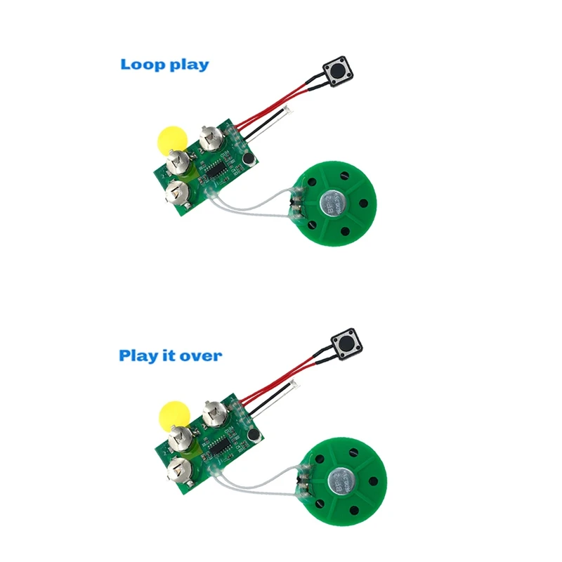 RISE-DIY Voice Greeting Card Chip 4 Minutes Recordable Voice Sound Chip Voice Greeting Card For Holiday Moudle