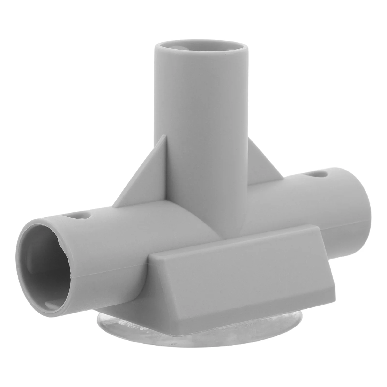 1 stks T-vormige Gezamenlijke Connector Voor Boxen 3 Way Pijp Vervanging Plastic Hekwerk Connector Sterke Zuignap Speel tuin Tent