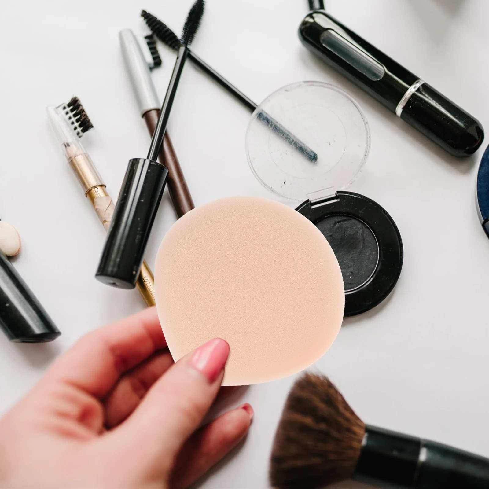 Éponges de maquillage en poudre, outils portables pour femmes, fond de teint correcteur, Application bouffée de poudre, 10 pièces