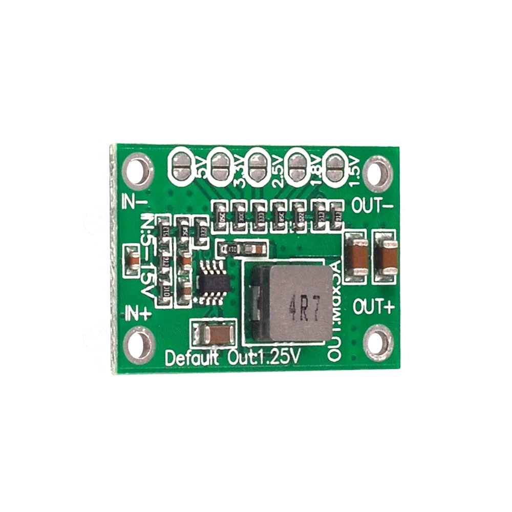 Módulo de alimentación reductor DC-DC, convertidor Buck 3A DC 5-16V a 1,25V 1,5V 1,8V 2,5V 3,3V 5V, fuente de alimentación reductor ajustable