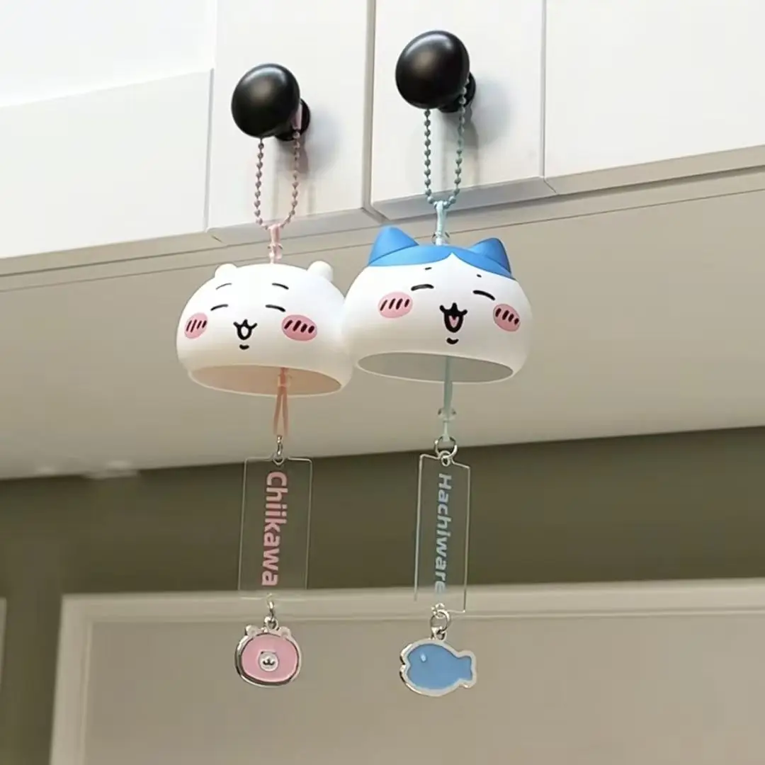 Pingente de Sino de Vento Cute-Chiikawa Hachiware Usagi, Acessórios de Chaveiro, Decoração, Presente de Aniversário