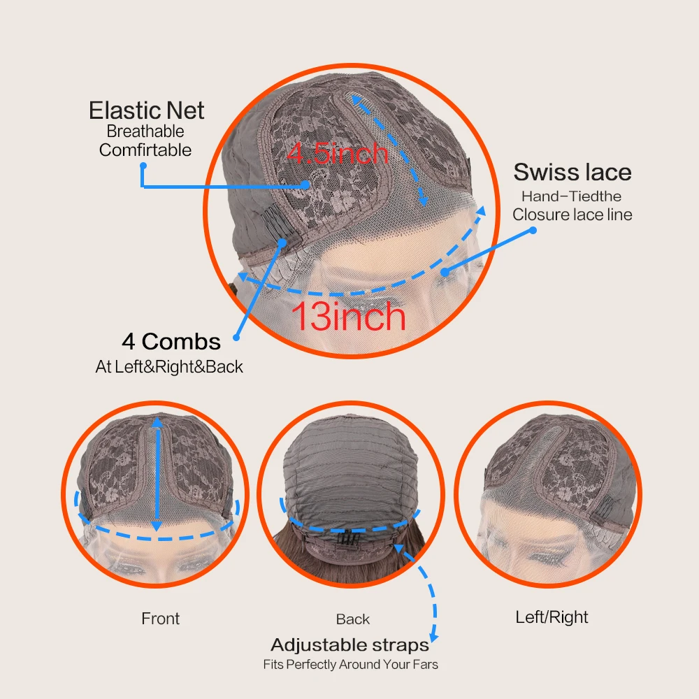 Wig Rambut Sintetis Wig Bergelombang untuk Wanita dengan Cosplay Harian Alami Panjang Tahan Panas