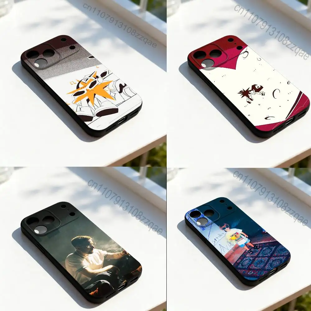 

Singer Mora ESTRELLA Cool For iPhone 17,16,15,14,13,12,11,Pro,Max,Plus,E,SE4,Air,Mini Black Soft Cover Phone Case