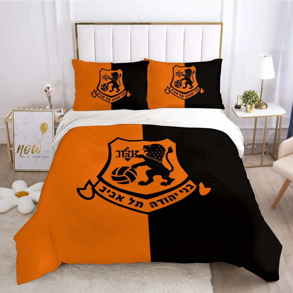 3D Printed Bnei Yehuda Tel Aviv Bedding Set Duvet Cover Bedroom Comforter Single Twin King Size Quilt Cover Home Textile 2/3PCS
