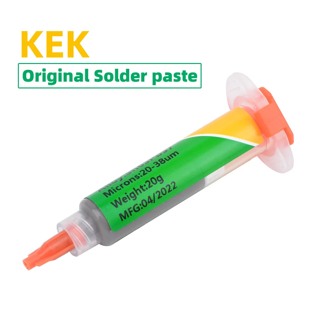 20g Sn42Bi58 solder paste repair solder paste syringe type low medium high temperature 138℃ Flux soldering