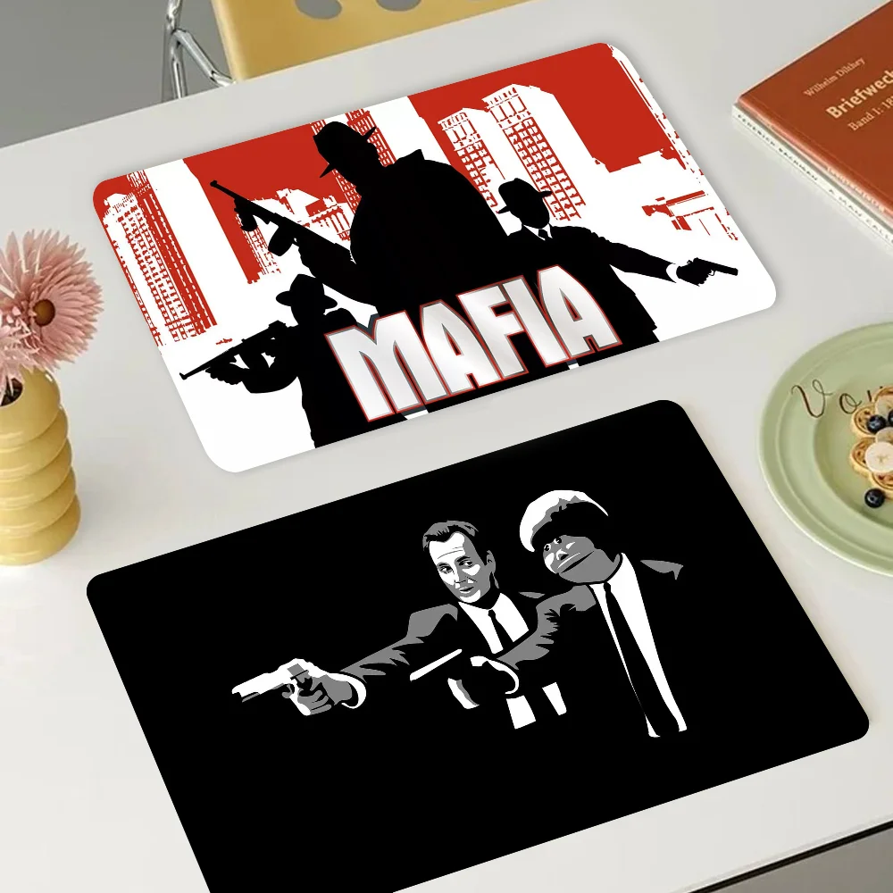 Mafia Kitchen Tableware Dish Drying Mats Desk Drain Pad Heat Resistant Counter Top Mat Non-slip Draining Placemat