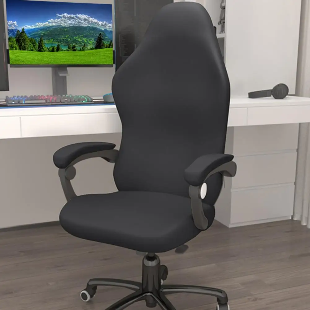 Dining Chair Cover E-sports Chair Cover Full Coverage Gaming Chair Protector Breathable Moisture-absorbing Washable