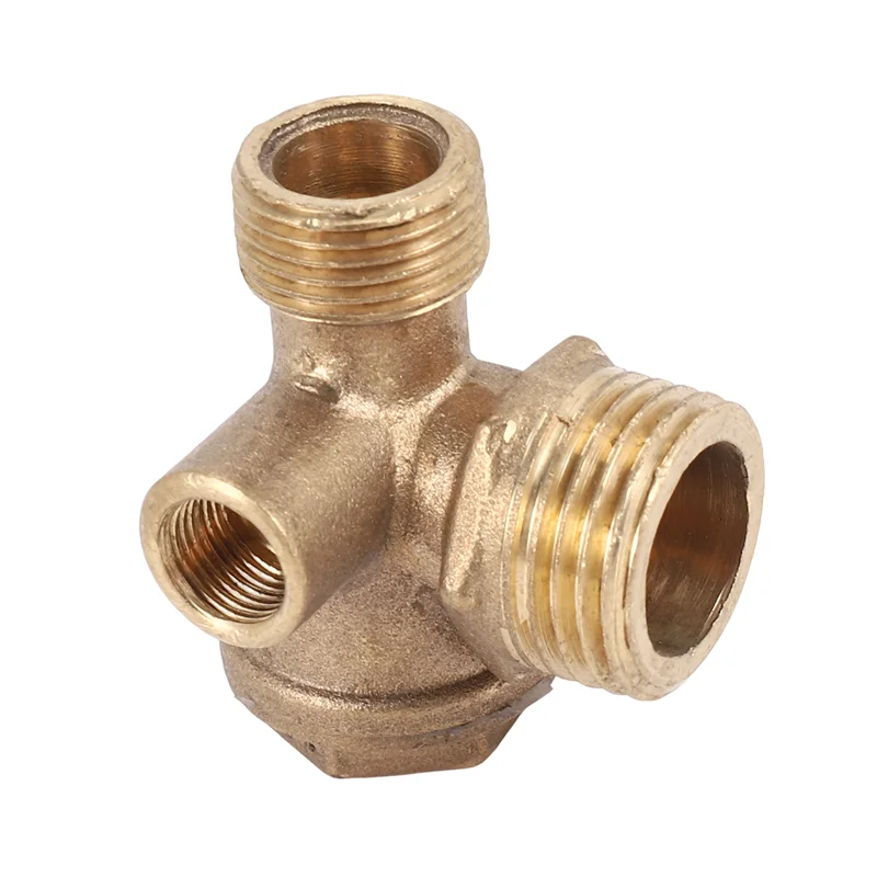 1 Three-Way Air Compressor Check Valve Direct Connection Air Compressor Check Valve,Valve Port: 20Mm 16Mm 10Mm-AA26
