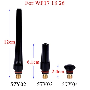 Seti 41v33 41v35 41v24 41v24l 57y04 57y03 57y02 tıg kaynak meşale uzunluğu ekstra uzun/orta/kısa kap geri wp9/17/20/18/25/26 En çok satılan 12 torç, tıg kaynağı, yüksek frekanslı №1