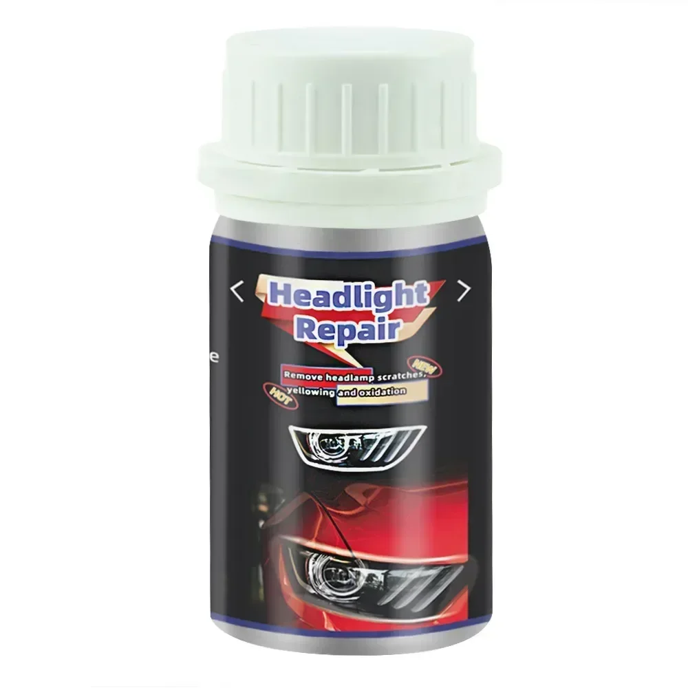 البولندية العلوي الكيميائية تلميع عدة المصباح السائل 50 مللي بوليمر إصلاح السائل المصابيح الأمامية سيارة العلوي استعادة عدة