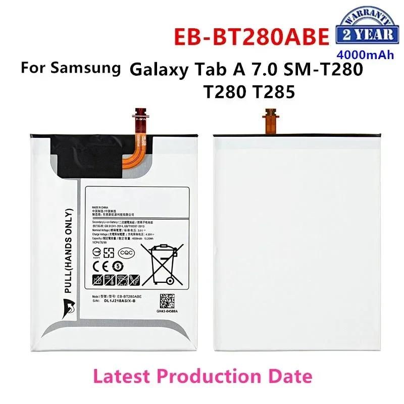 EB-BT280ABE Tablet baru baterai 4000mAh untuk Samsung Galaxy Tab A 7.0 SM-T280 T280 T285 baterai Tablet + alat