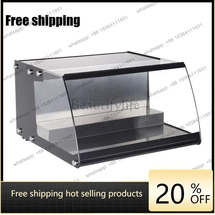 LJY Refrigerated Display Cabinet Countertop Beverage Cabinet Tempered Glass Direct Cooling Sushi Cabinet