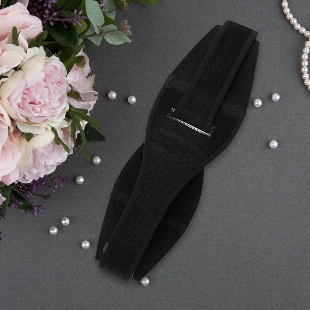 

Pelvic Correction Belt Body Shaper Women Cross Shaped Abdominal Band Black Realigns Pelvic Bone Spine