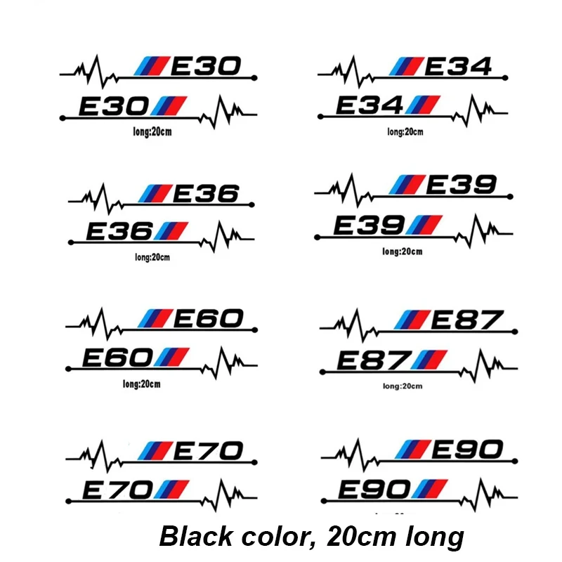 ملصق نوافذ السيارة لبي دبليو ، E30 ، E34 ، E36 ، E39 ، E46 ، E60 ، E70 ، E87 ، E90 ، F10 ، F20 ، F30 ، E84 ، F34 ، F01 ، F02 ، F31 ، f48 ، F87 ، 2 #4