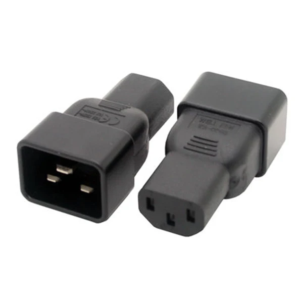 Новый адаптер переменного тока IEC 320 C13 к C20, преобразователь переменного тока IEC 15A на 10A, 16A на 10A, разъем питания C20 16A на C13 10A