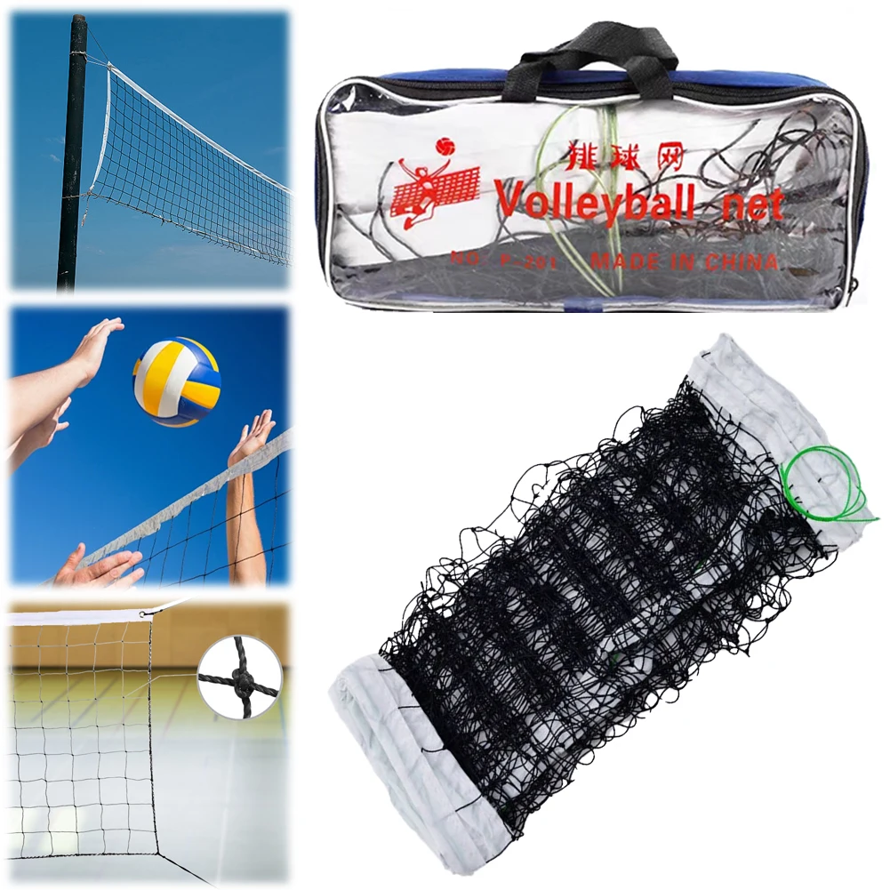 

10M Beach Volleyball Net Standard Professional Volleyball Net Portable Volleyball Tennis Practice Net for Backyard Beach Outdoor