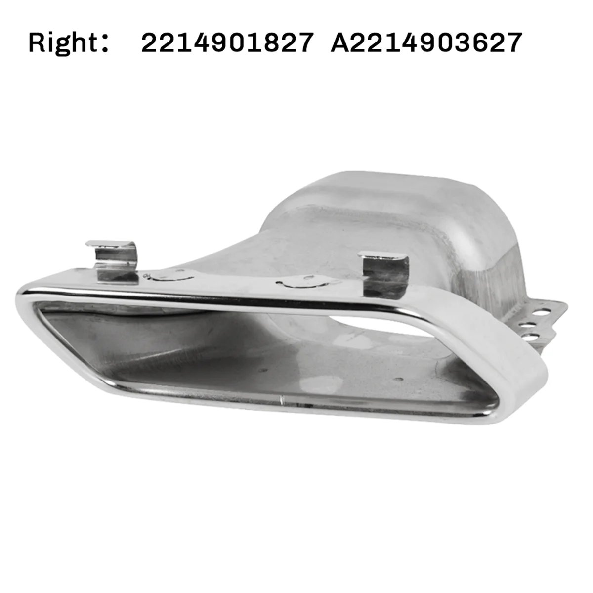 For Benz R CLASS /S CLASS /GL /ML Rear Exhaust Pipe Left Right Muffler Decorative Tail Pipe Cover 2214901727,