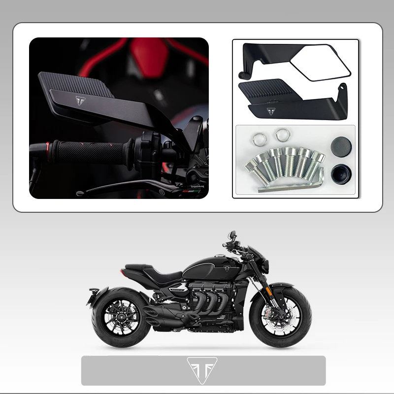 

Зеркало заднего вида из сплава премиум-класса для мотоцикла 360° ° Регулируемое ветрокрыло для Triumph Trident 660 Tiger 800 900 Tiger 800 Tiger 900