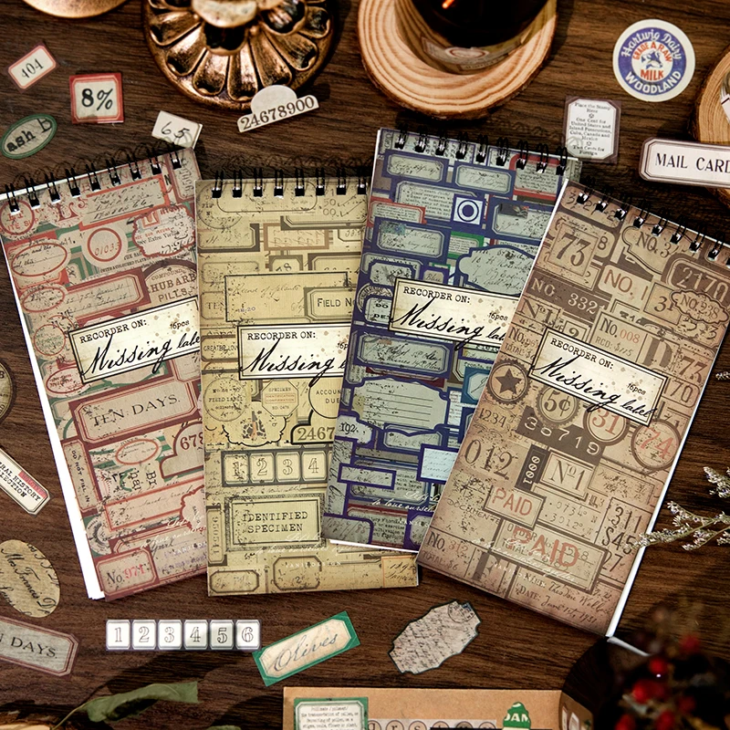 12 قطعة لوازم سكرابوكينغ مذكرات مخطط التسمية الزخرفية الحرفية تاريخ أرقام المواد الكولاج سكرابوكينغ 172*90 مللي متر
