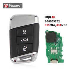 315/434MHz Remote Car Key For Volkswagen VW Magotan B8 Superb Skoda A7 Passat Variant 2015-2020 MEGAMOS 88 AES 3G0959752