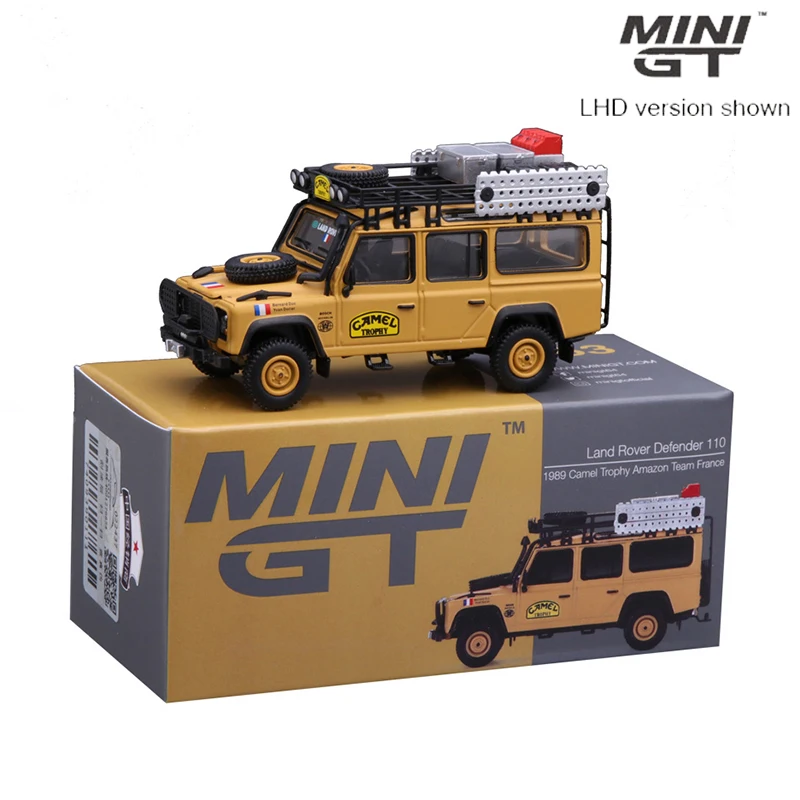 

MiniGt 1:64 Land Rover Defender 110 Miniature Model Car Mode#751 Alloy Car Figure Collection Desk Decoration Toys birthday Gifts