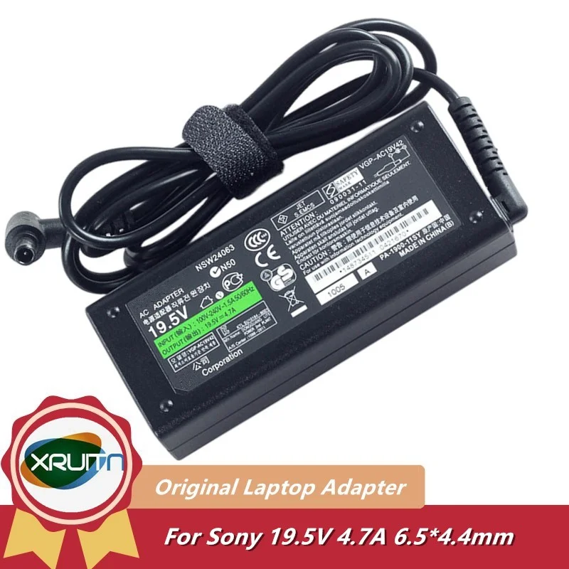 Genuine 90W 19.5V 4.7A AC Adapter Charger For Sony Bravia KDL-50W829B LCD LED TV Power Supply PCG-51111T VGP-AC19V14 PCG-7185M