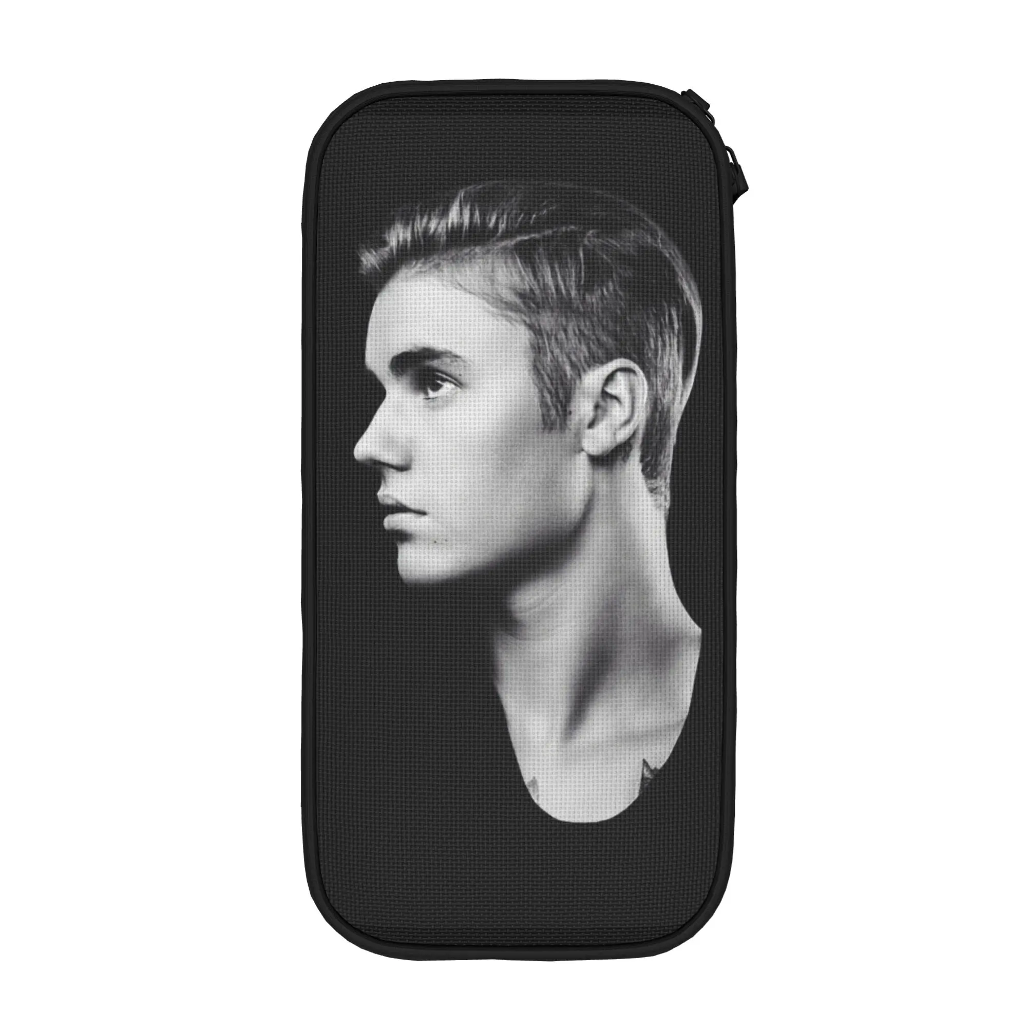 

Justin Bieber Pop Pencil Cases Cute Pen Box Bag Student Big Capacity School Supplies Gift Pencilcases