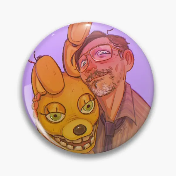 ويليام أفتون والربيع بوني الأرجواني لينة زر دبوس الملابس مضحك قبعة عاشق المجوهرات ديكور المعادن هدية الإبداعية شارة الموضة #1