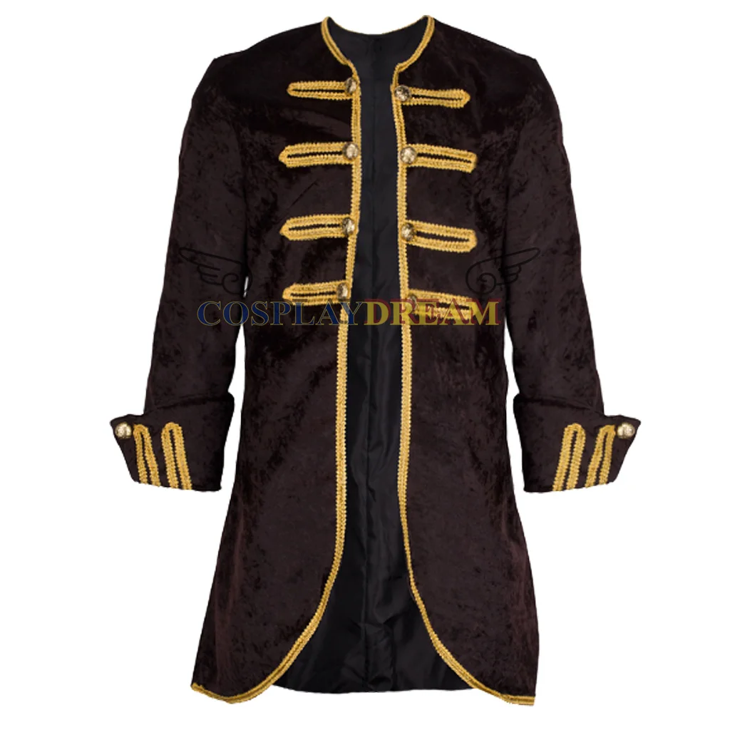 

Men’s 18th Century Rococo Baroque Costume Jacket Victorian Era Rococo Baroque velvet coat Costume Medieval Wedding Suit for Men